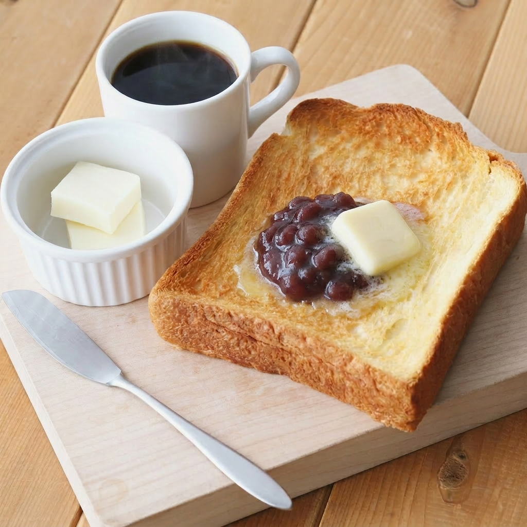 あんバタートースト