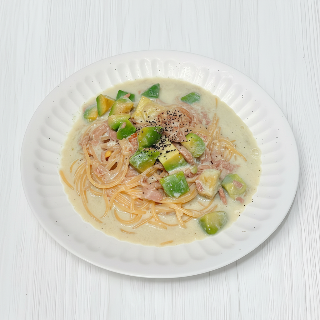 アボカド豆乳パスタ