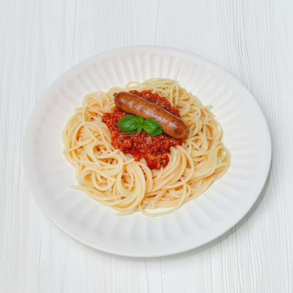 ミートソースパスタ