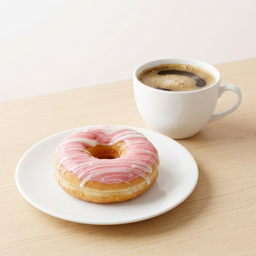 トッピングドーナツ&コーヒーセット